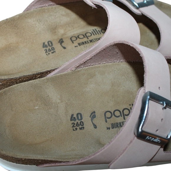 Papillio | Birkenstock | Arizona Platform Sandal | Soft Pink | Size 40 - Picture 7 of 13